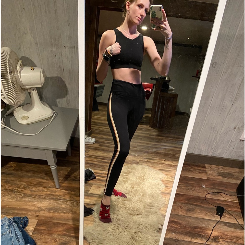 Boutique black workout set